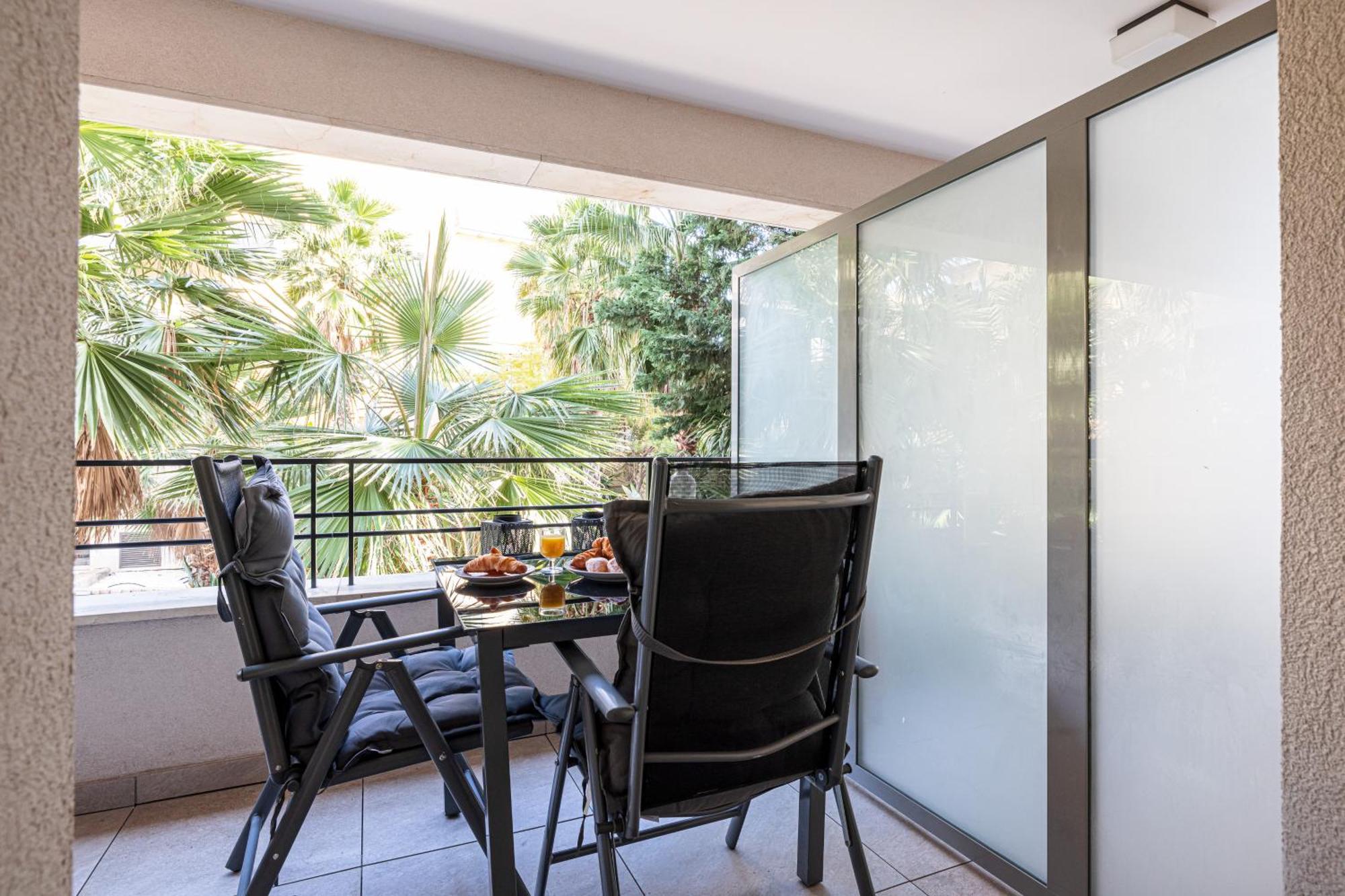 Studio Centre Terrasse Climatisation 50M Plage Mentona Zewnętrze zdjęcie