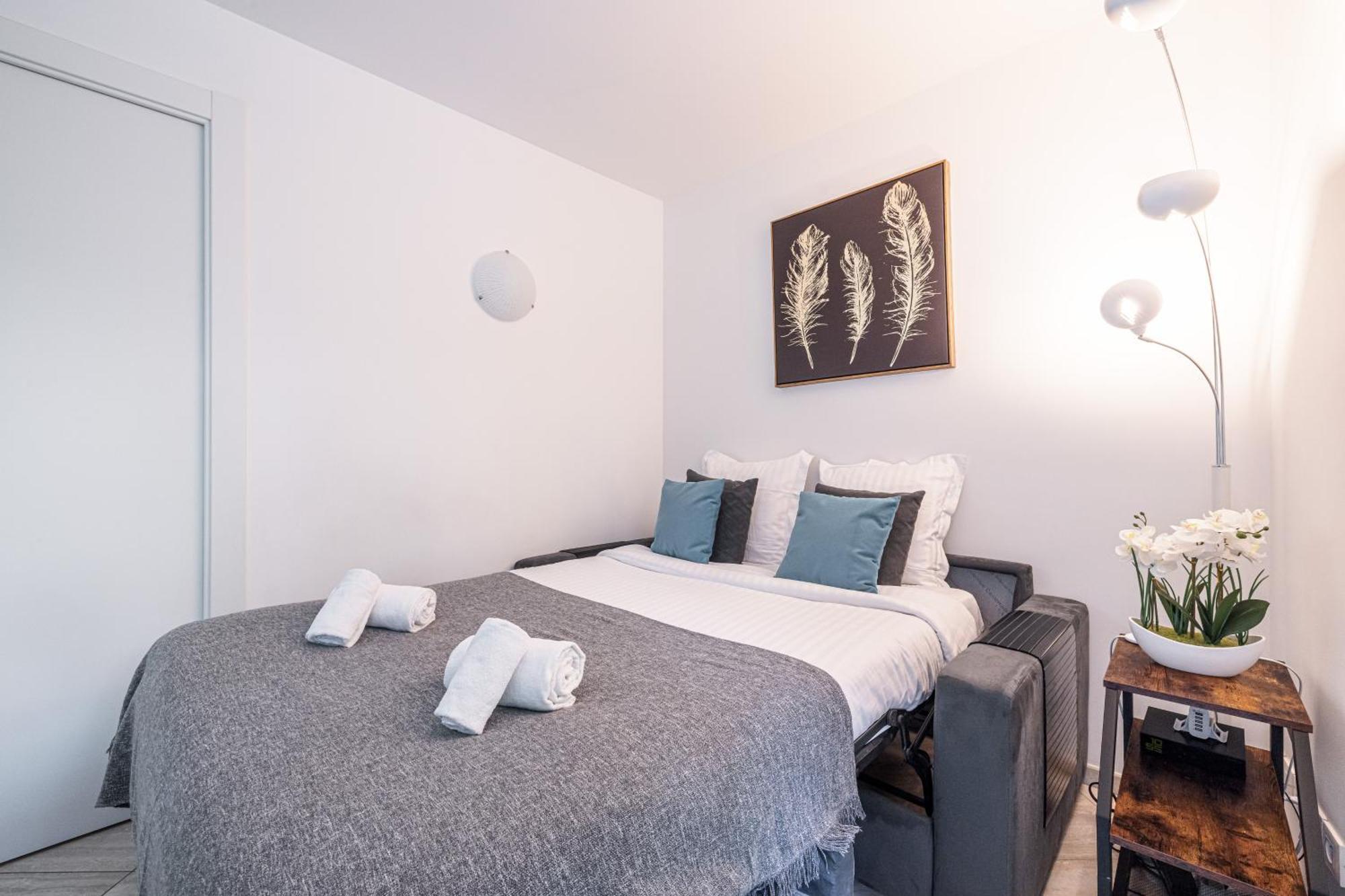 Studio Centre Terrasse Climatisation 50M Plage Mentona Zewnętrze zdjęcie